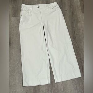 Lululemon 32W 26L ABC Stretch Cotton Wicking Chino White Pants